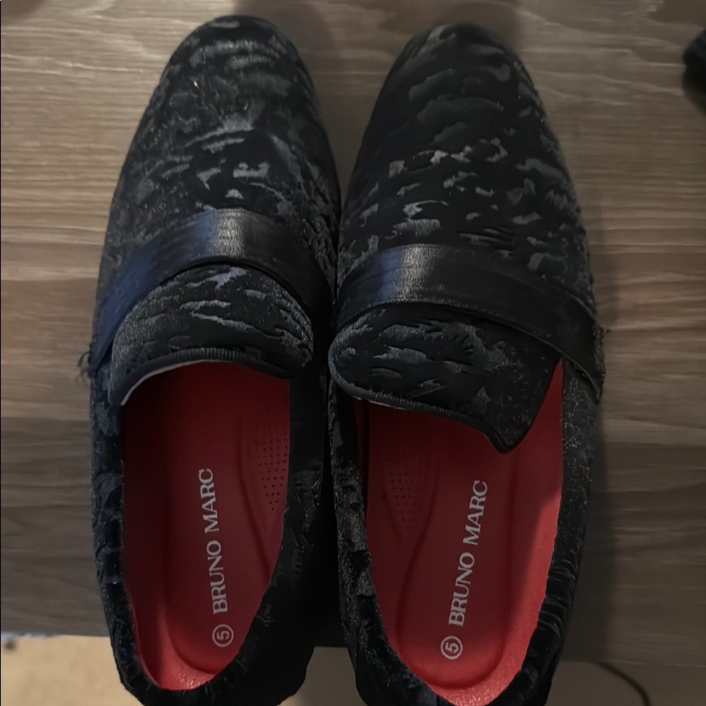 Bruno Marc Black Loafers
